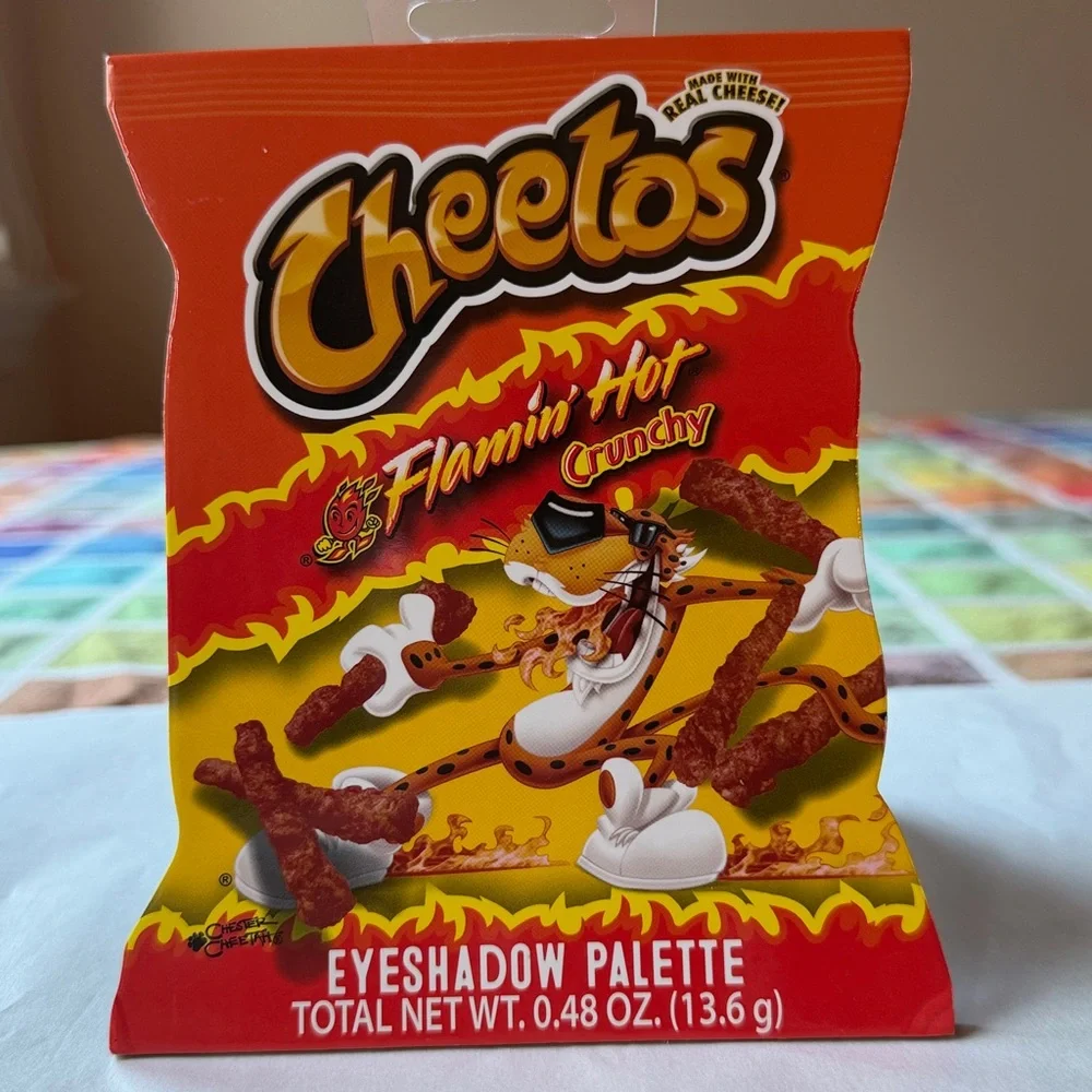 🔥🧀🔥 CHEETOS FLAMIN’ HOT MAKEUP BUNDLE 🔥🧀🔥NWT 🔥🧀🔥